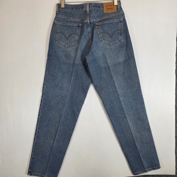 Levi 560 Jeans Mens W34 L33 Blue Denim Comfort Fit Straight Leg Zip Fly Casual - Picture 5 of 14